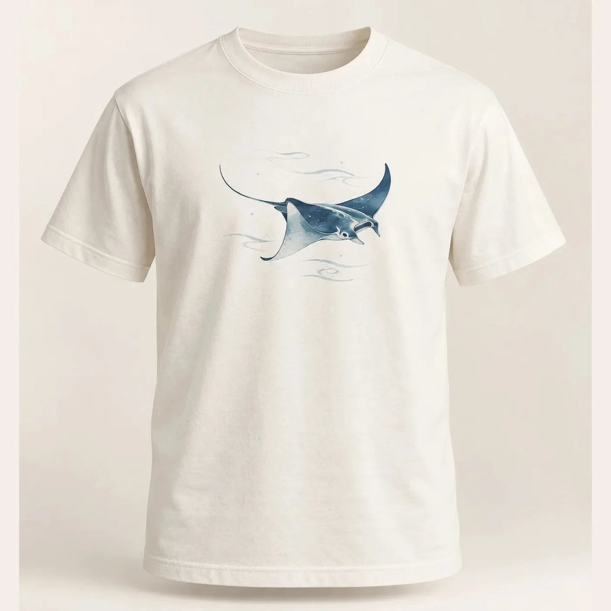 Camiseta Regular Voo das Águas Off White 100% algodão — AquaShirt